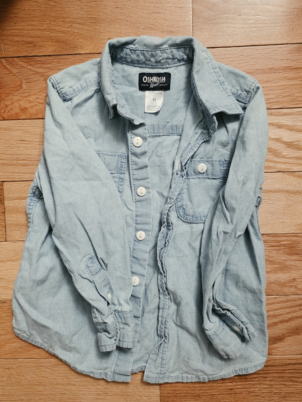 OshKosh B'gosh Light Wash Denim Button-Down Shirt